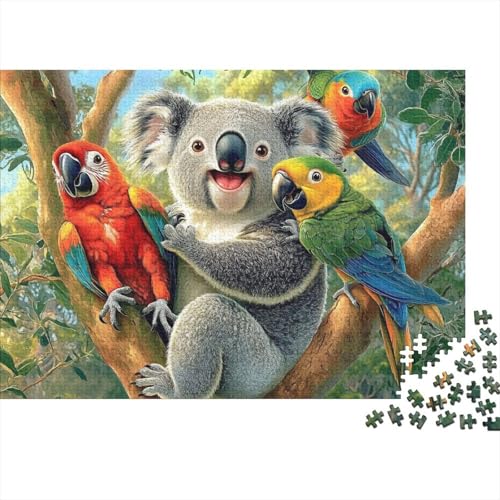 Niedliche Tiere. EIN einzigartiges und kreatives Spiel, das herausfordernd und unterhaltsam ist. 1000 Teile (75 x 50 cm) von CKMSMCS