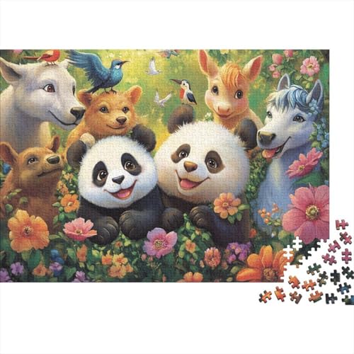 Niedliche Tiere. EIN einzigartiges und kreatives Spiel, das herausfordernd und unterhaltsam ist. 300 Teile (40 x 28 cm) von CKMSMCS