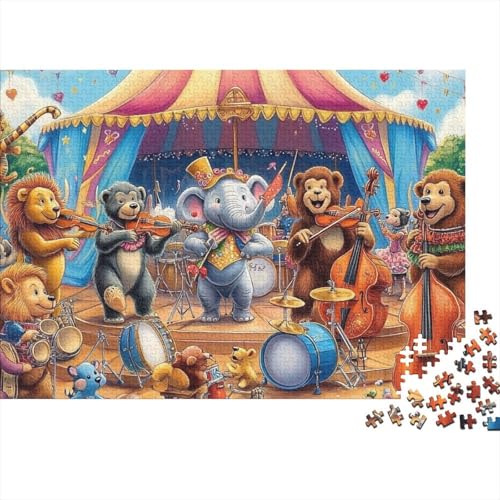 Niedliche Tiere. Sehr interessantes Lernspiel mit einzigartiger Form und voller Überraschungen. 300 Teile (40 x 28 cm) von CKMSMCS