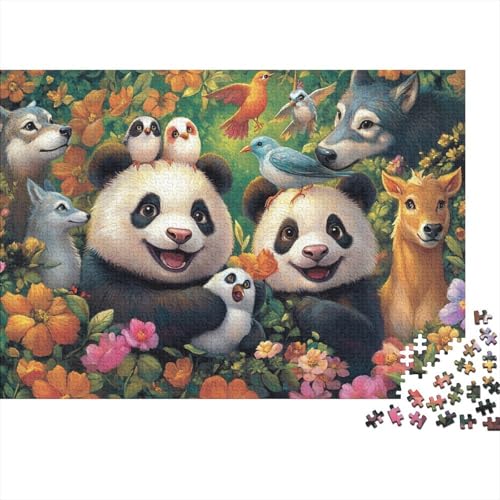 Niedliche Tiere. Sehr interessantes Lernspiel mit einzigartiger Form und voller Überraschungen. 500 Teile (52 x 38 cm) von CKMSMCS