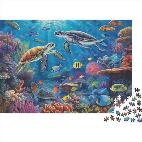 Puzzle „Meeresleben, Unterwasserwelt“, anspruchsvolles Spiel für die ganze Familie, für Frauen, Geschenke für Männer, 1000 Teile (75 x 50 cm) von CKMSMCS