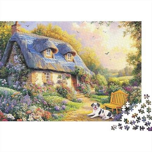 Schöne Häuser, Haus-Lernspiel, geeignet für Kinder ab 10 Jahren und Erwachsene, interessant und herausfordernd, 1000 Teile (75 x 50 cm) von CKMSMCS