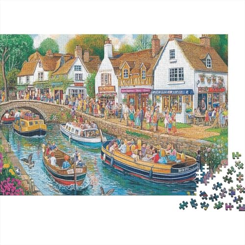 Schöne Häuser, Haus-Lernspiel, geeignet für Kinder ab 10 Jahren und Erwachsene, interessant und herausfordernd, 300 Teile (40 x 28 cm) von CKMSMCS