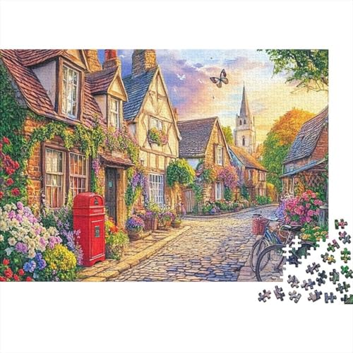 Schöne Häuser, Haus-Lernspiel, geeignet für Kinder ab 10 Jahren und Erwachsene, interessant und herausfordernd, 300 Teile (40 x 28 cm) von CKMSMCS
