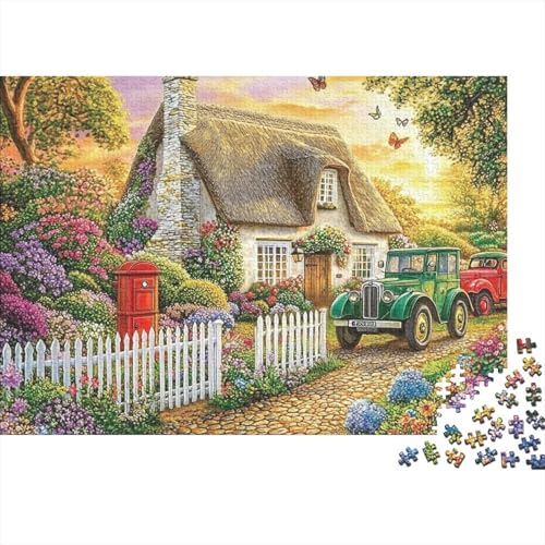 Schöne Häuser, Haus-Lernspiel, geeignet für Kinder ab 10 Jahren und Erwachsene, interessant und herausfordernd, 300 Teile (40 x 28 cm) von CKMSMCS