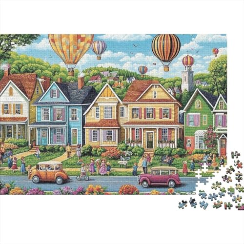 Schöne Häuser, Haus-Lernspiel, geeignet für Kinder ab 10 Jahren und Erwachsene, interessant und herausfordernd, 500 Teile (52 x 38 cm) von CKMSMCS