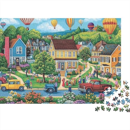 Schöne Häuser, Hausspiele für die ganze Familie, Geschenkideen für Männer und Frauen, einzigartig, 300 Stück (40 x 28 cm) von CKMSMCS