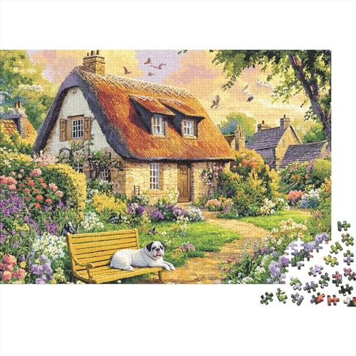 Schöne Häuser, Lernspiel, Herausforderung, Spielzeug, Geschenke, Puzzles für Erwachsene und Kinder ab 14 Jahren, 1000 Teile (75 x 50 cm) von CKMSMCS
