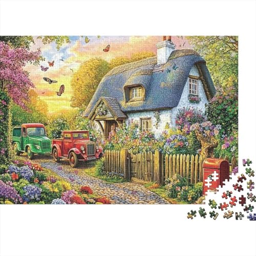 Schöne Häuser, Lernspiel, Herausforderung, Spielzeug, Geschenke, Puzzles für Erwachsene und Kinder ab 14 Jahren, 300 Teile (40 x 28 cm) von CKMSMCS