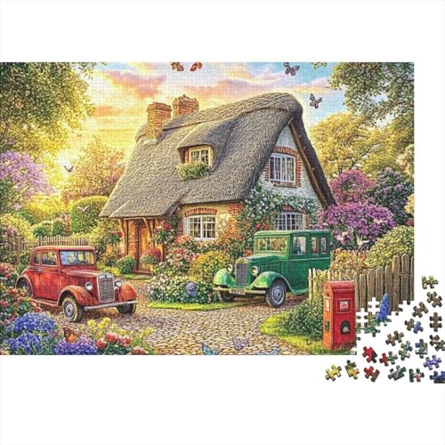 Schöne Häuser, Lernspiel, Herausforderung, Spielzeug, Geschenke, Puzzles für Erwachsene und Kinder ab 14 Jahren, 500 Teile (52 x 38 cm) von CKMSMCS