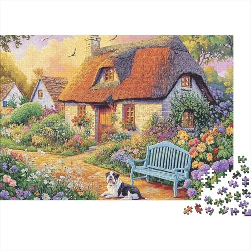 Schöne Häuser, anspruchsvolle Puzzles für Erwachsene. Ideal für Familienspiele, perfekt als Geburtstags, 300 Teile (40 x 28 cm) von CKMSMCS