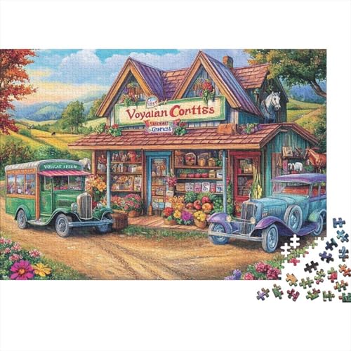 Schöne Häuser, lustiges Lernspiel, Herausforderungsspielzeug für Männer und Frauen, 1000 Stück (75 x 50 cm) von CKMSMCS