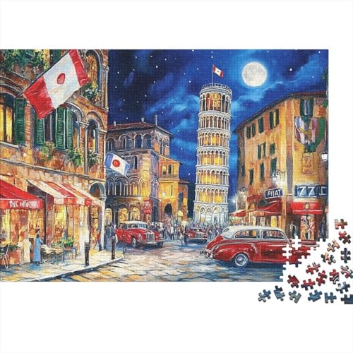 Schöne Häuser, lustiges Lernspiel, Herausforderungsspielzeug für Männer und Frauen, 1000 Stück (75 x 50 cm) von CKMSMCS