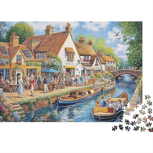 Schöne Häuser, lustiges Lernspiel, Herausforderungsspielzeug für Männer und Frauen, 300 Stück (40 x 28 cm) von CKMSMCS