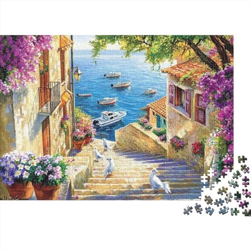 Schöne Häuser, lustiges Lernspiel, Herausforderungsspielzeug für Männer und Frauen, 300 Stück (40 x 28 cm) von CKMSMCS
