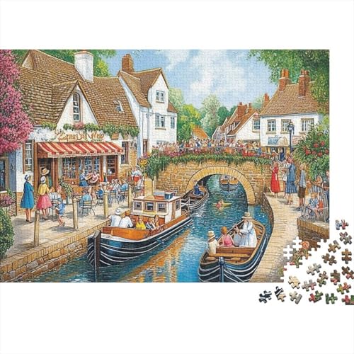 Schöne Häuser, lustiges Lernspiel, Herausforderungsspielzeug für Männer und Frauen, 300 Stück (40 x 28 cm) von CKMSMCS