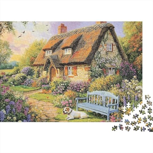 Schöne Häuser, lustiges Lernspiel, Herausforderungsspielzeug für Männer und Frauen, 300 Stück (40 x 28 cm) von CKMSMCS