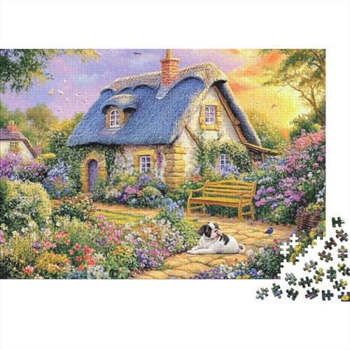 Schöne Häuser, lustiges Lernspiel, Herausforderungsspielzeug für Männer und Frauen, 500 Stück (52 x 38 cm) von CKMSMCS