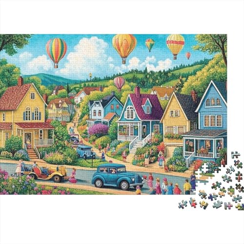 Schöne Häuser, lustiges Lernspiel, Herausforderungsspielzeug für Männer und Frauen, 500 Stück (52 x 38 cm) von CKMSMCS