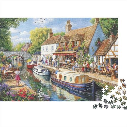 Schöne Häuser, pädagogische Puzzlespiele, geeignet für Kinder und Jugendliche, sehr interessant und schwierig, 500 Teile (52 x 38 cm) von CKMSMCS