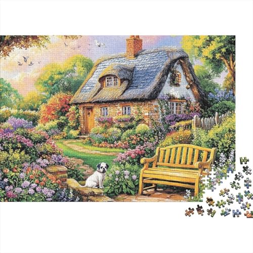 Schöne Häuser, pädagogisches Puzzlespiel für Erwachsene ab 12 Jahren, geeignet für Familienunterhaltung, 1000 Teile (75 x 50 cm) von CKMSMCS