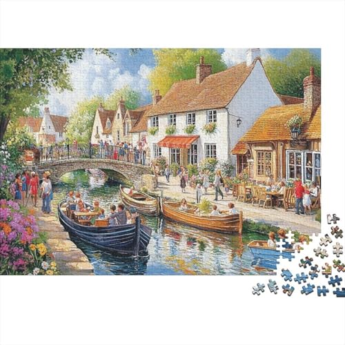 Schöne Häuser, pädagogisches Puzzlespiel für Erwachsene ab 12 Jahren, geeignet für Familienunterhaltung, 300 Teile (40 x 28 cm) von CKMSMCS