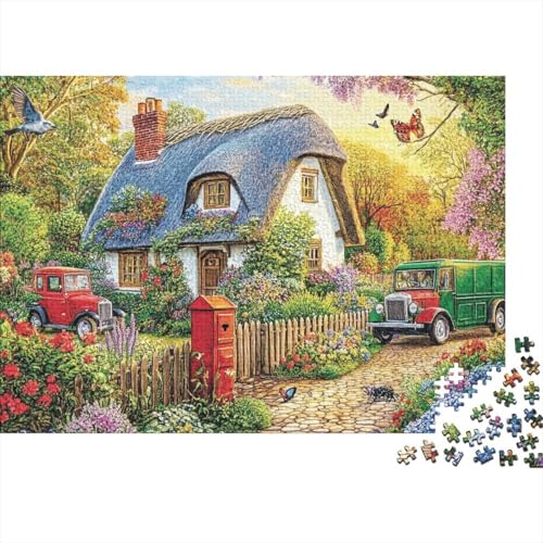 Schöne Häuser, pädagogisches Puzzlespiel für Erwachsene ab 12 Jahren, geeignet für Familienunterhaltung, 500 Teile (52 x 38 cm) von CKMSMCS