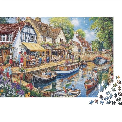 Schöne Häuser, pädagogisches Puzzlespiel für Erwachsene ab 12 Jahren, geeignet für Familienunterhaltung, 500 Teile (52 x 38 cm) von CKMSMCS
