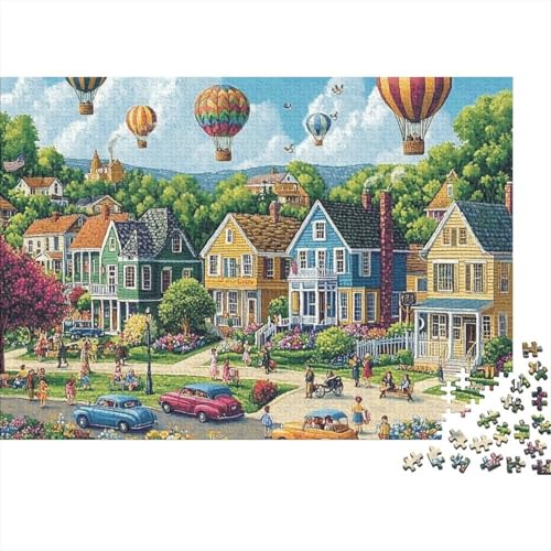 Schöne Häuser Haus EIN hochkreatives Spiel mit hohem Schwierigkeitsgrad Geeignet für Jugendliche und Erwachsene 1000 Teile (75x50cm) von CKMSMCS