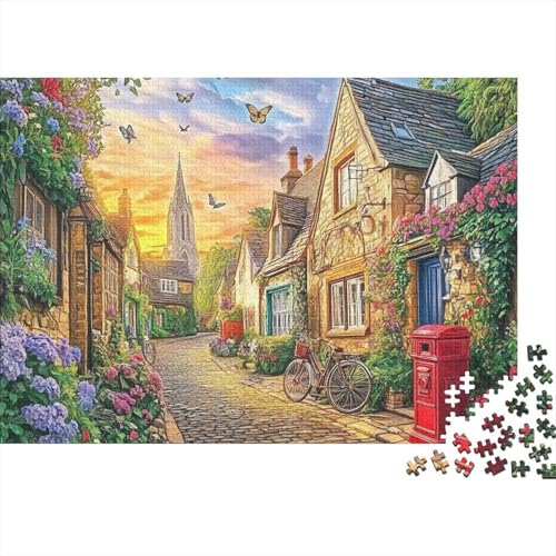 Schöne Häuser Haus EIN hochkreatives Spiel mit hohem Schwierigkeitsgrad Geeignet für Jugendliche und Erwachsene 1000 Teile (75x50cm) von CKMSMCS