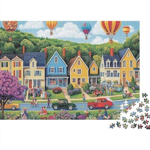 Schöne Häuser Haus EIN hochkreatives Spiel mit hohem Schwierigkeitsgrad Geeignet für Jugendliche und Erwachsene 300 Teile (40x28cm) von CKMSMCS