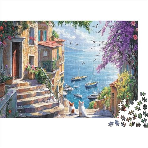 Schöne Häuser Haus EIN hochkreatives Spiel mit hohem Schwierigkeitsgrad Geeignet für Jugendliche und Erwachsene 300 Teile (40x28cm) von CKMSMCS