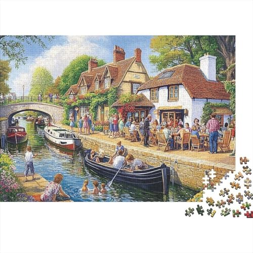 Schöne Häuser Haus EIN hochkreatives Spiel mit hohem Schwierigkeitsgrad Geeignet für Jugendliche und Erwachsene 300 Teile (40x28cm) von CKMSMCS