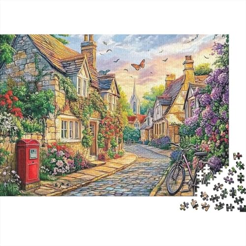 Schöne Häuser Haus EIN hochkreatives Spiel mit hohem Schwierigkeitsgrad Geeignet für Jugendliche und Erwachsene 300 Teile (40x28cm) von CKMSMCS