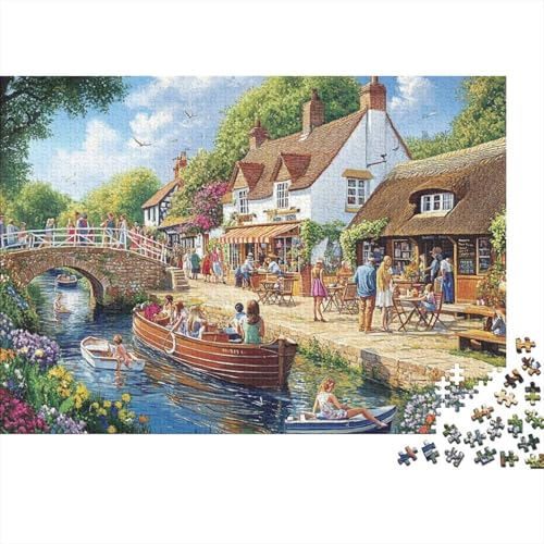 Schöne Häuser Haus EIN hochkreatives Spiel mit hohem Schwierigkeitsgrad Geeignet für Jugendliche und Erwachsene 300 Teile (40x28cm) von CKMSMCS