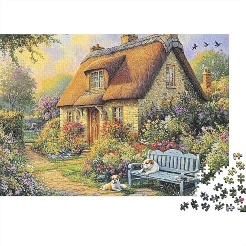 Schöne Häuser Haus EIN hochkreatives Spiel mit hohem Schwierigkeitsgrad Geeignet für Jugendliche und Erwachsene 500 Teile (52x38cm) von CKMSMCS