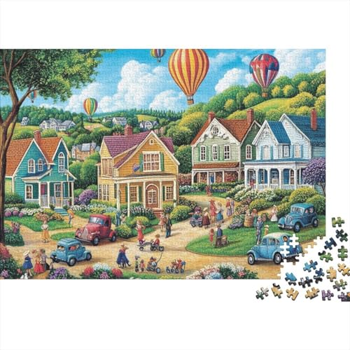 Schöne Häuser Haus EIN hochkreatives Spiel mit hohem Schwierigkeitsgrad Geeignet für Jugendliche und Erwachsene 500 Teile (52x38cm) von CKMSMCS