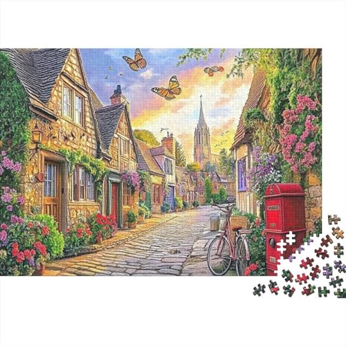 Schöne Häuser. EIN einzigartiges und kreatives Spiel, das herausfordernd und unterhaltsam ist. 1000 Teile (75 x 50 cm). von CKMSMCS