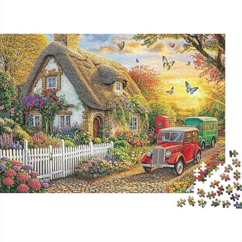 Schöne Häuser. Lernspiele für Erwachsene und Kinder Freunde und Familie. 1000 Teile (75 x 50 cm). von CKMSMCS