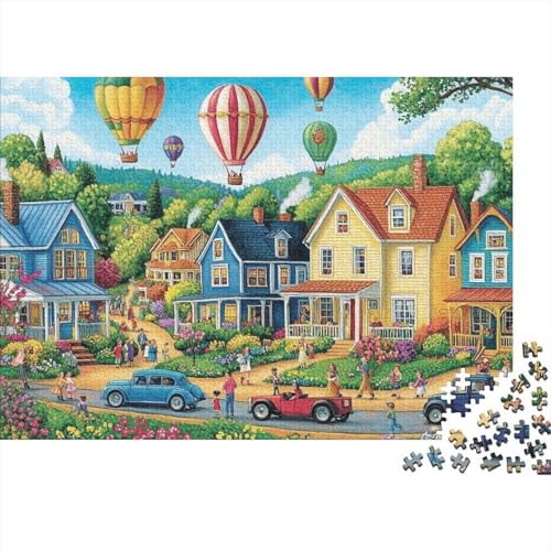Schöne Häuser. Lernspiele für Erwachsene und Kinder Freunde und Familie. 1000 Teile (75 x 50 cm). von CKMSMCS