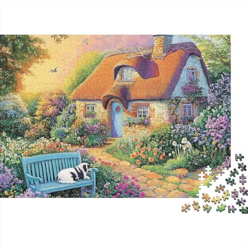 Schöne Häuser. Lernspiele für Erwachsene und Kinder Freunde und Familie. 1000 Teile (75 x 50 cm). von CKMSMCS