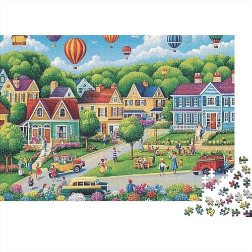 Schöne Häuser. Lernspiele für Erwachsene und Kinder Freunde und Familie. 1000 Teile (75 x 50 cm). von CKMSMCS