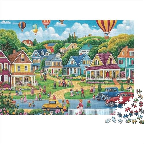 Schöne Häuser. Lernspiele für Erwachsene und Kinder Freunde und Familie. 300 Stück (40 x 28 cm). von CKMSMCS