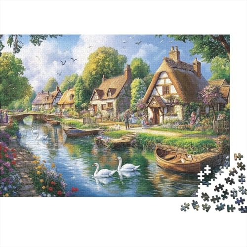 Schöne Häuser. Lernspiele für Erwachsene und Kinder Freunde und Familie. 300 Stück (40 x 28 cm). von CKMSMCS