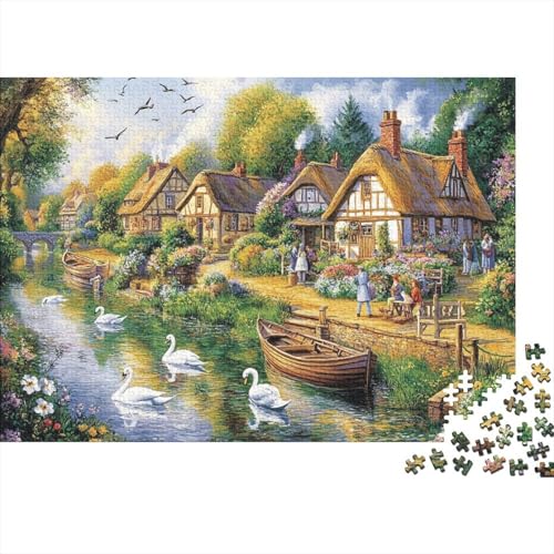 Schöne Häuser. Lernspiele für Erwachsene und Kinder Freunde und Familie. 300 Stück (40 x 28 cm). von CKMSMCS