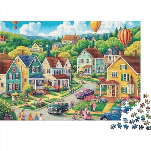 Schöne Häuser. Lernspiele für Erwachsene und Kinder Freunde und Familie. 500 Stück (52 x 38 cm). von CKMSMCS