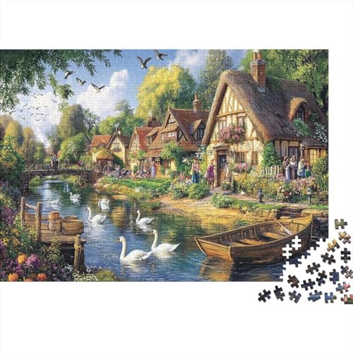 Schöne Häuser. Lernspiele für Erwachsene und Kinder Freunde und Familie. 500 Stück (52 x 38 cm). von CKMSMCS