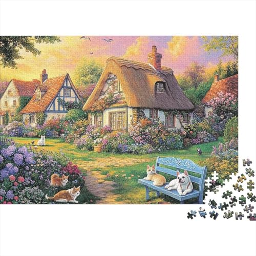 Schöne Häuser. Lernspiele für Erwachsene und Kinder Freunde und Familie. 500 Stück (52 x 38 cm). von CKMSMCS