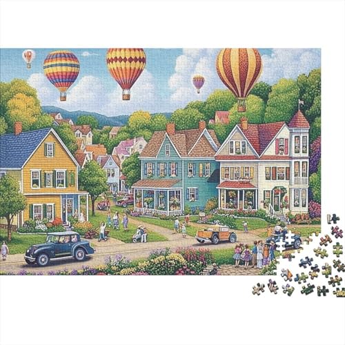 Schöne Häuser. Sehr interessantes Lernspiel mit einzigartiger Form und voller Überraschungen. 300 Teile (40 x 28 cm). von CKMSMCS