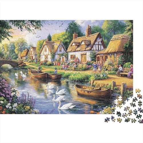 Schöne Häuser. Sehr interessantes Lernspiel mit einzigartiger Form und voller Überraschungen. 500 Teile (52 x 38 cm). von CKMSMCS